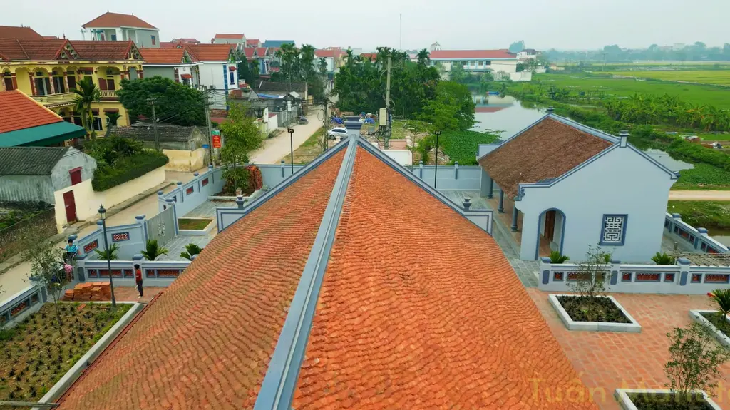 Cảnh quan không gian di tích Đình Tòng Thái