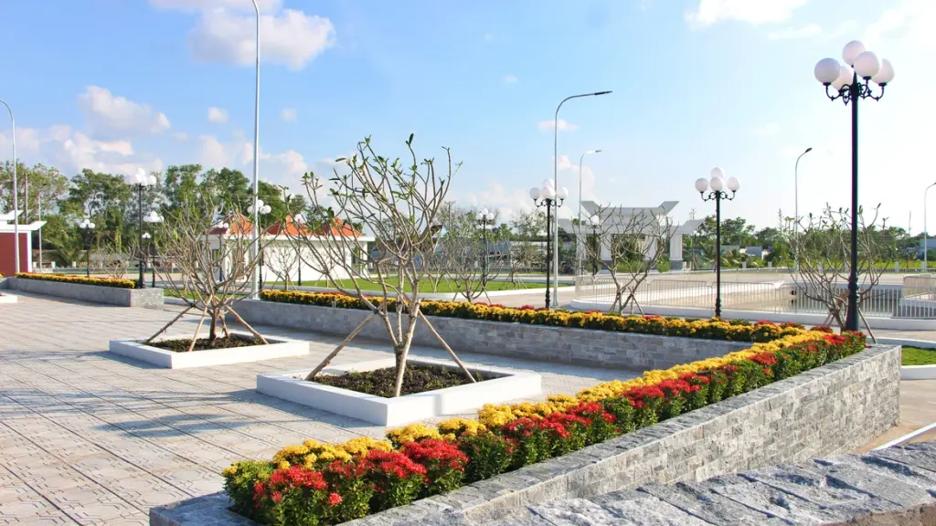 Quang cảnh tại Di tích chiến thắng Đầm Dơi - Cái Nước - Chà Là