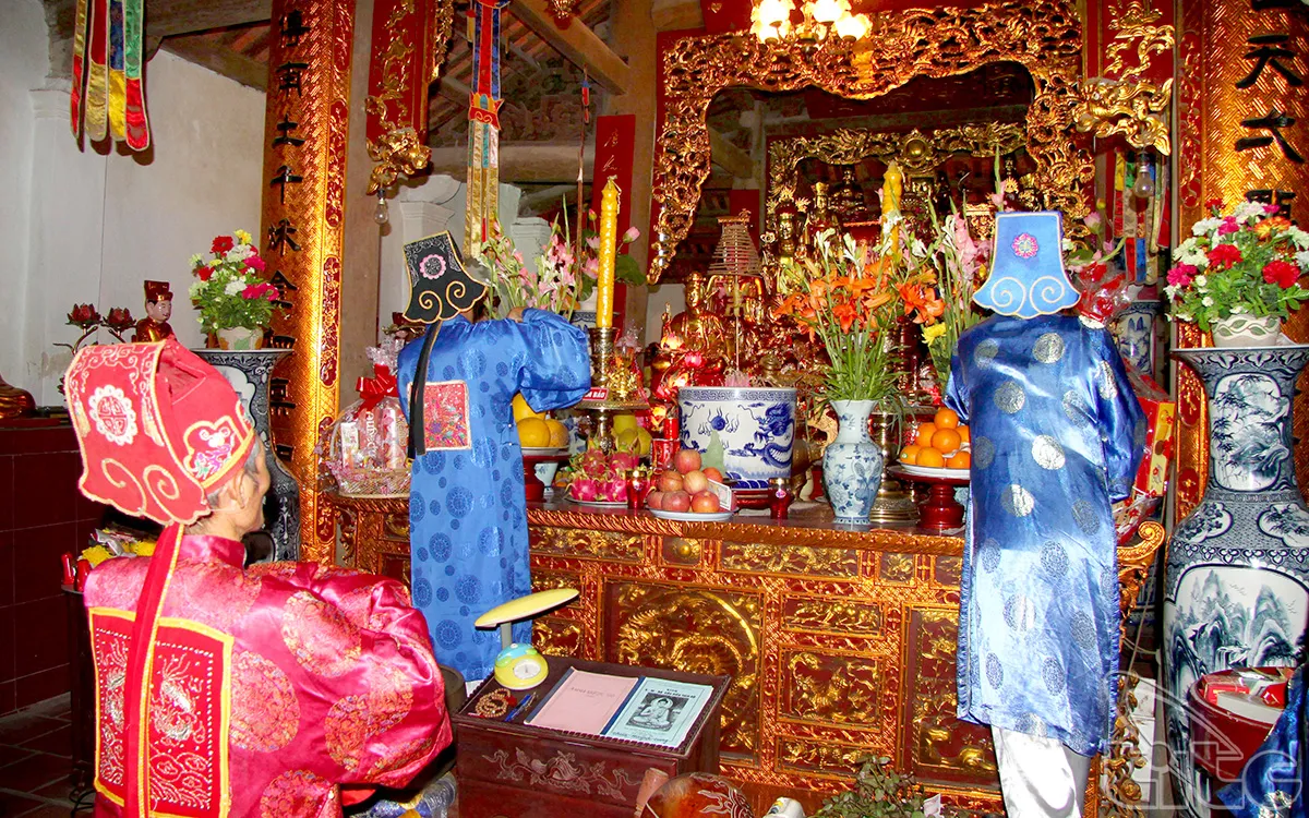 Lễ tế tại Hội làng Huỳnh Cung