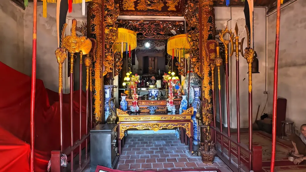 Không gian kiến trúc di tích Đền Thụy An