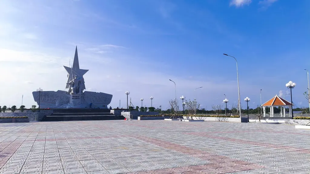 Khung cảnh tại Di tích chiến thắng Đầm Dơi - Cái Nước - Chà Là