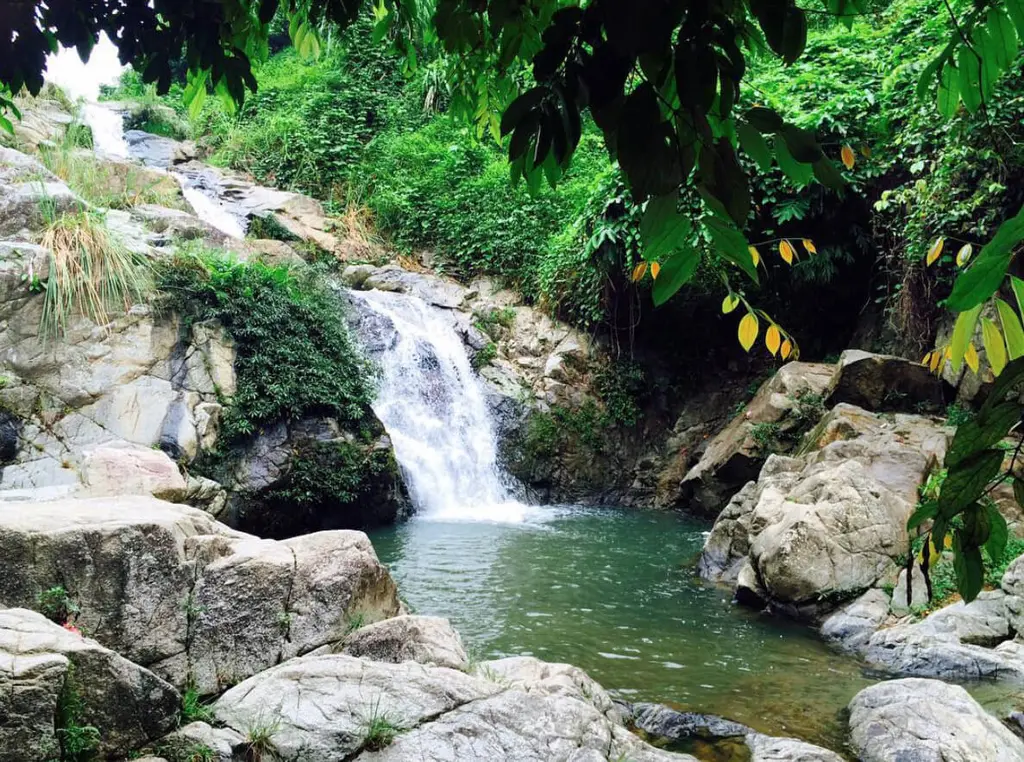 Khu vực thác tại An Toàn Khu Định Hóa