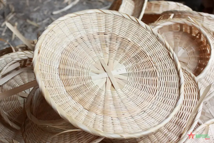 Một số sản phẩm mây tre đan Ninh Sở