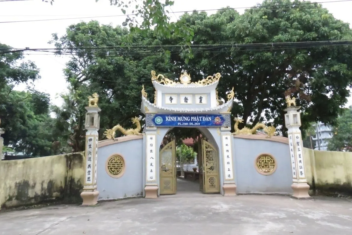 Không gian cảnh quan di tích Chùa Thượng – Linh Nhạc tự