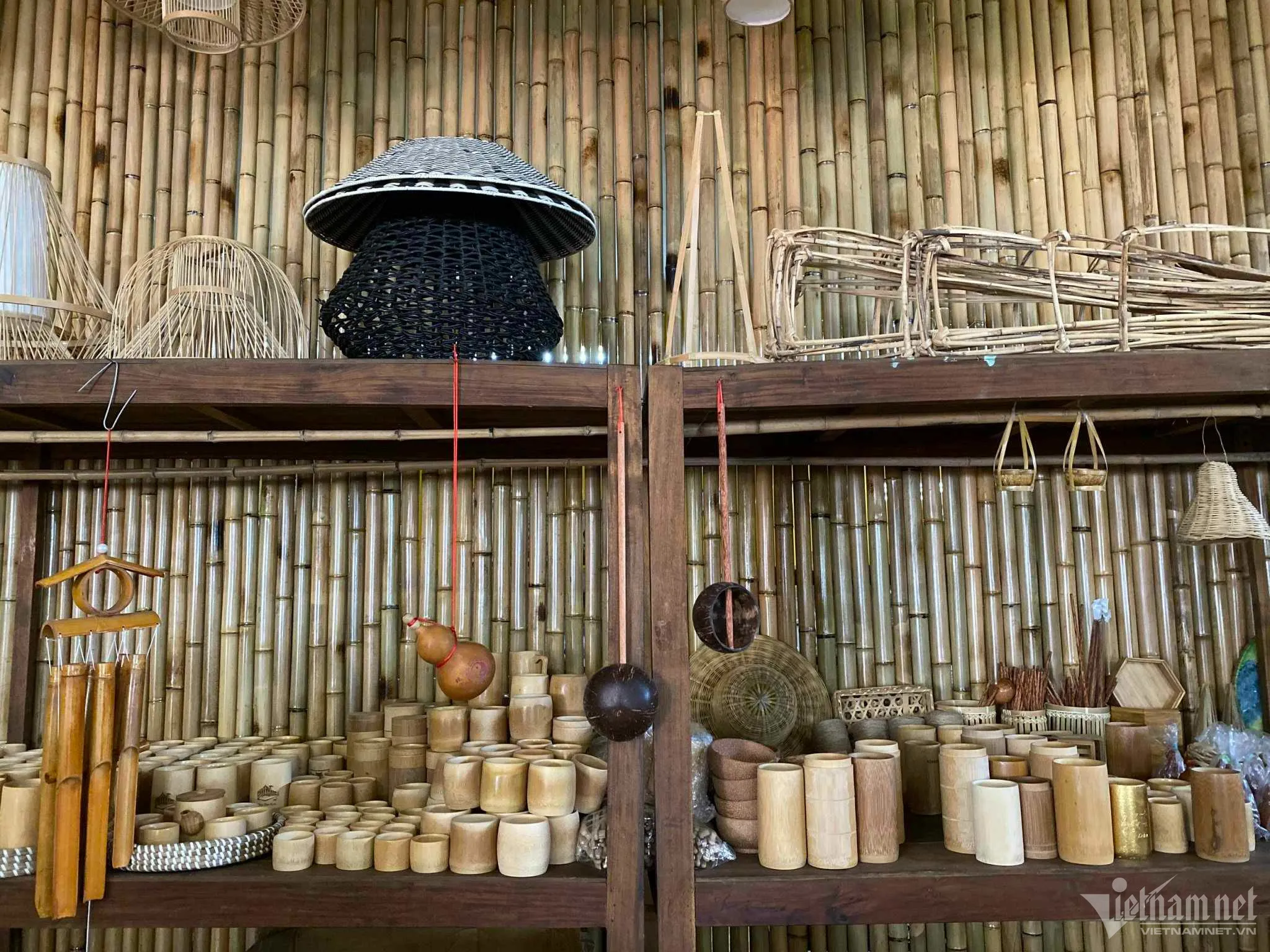 Sản phẩm đan lát ở Phước Quới
