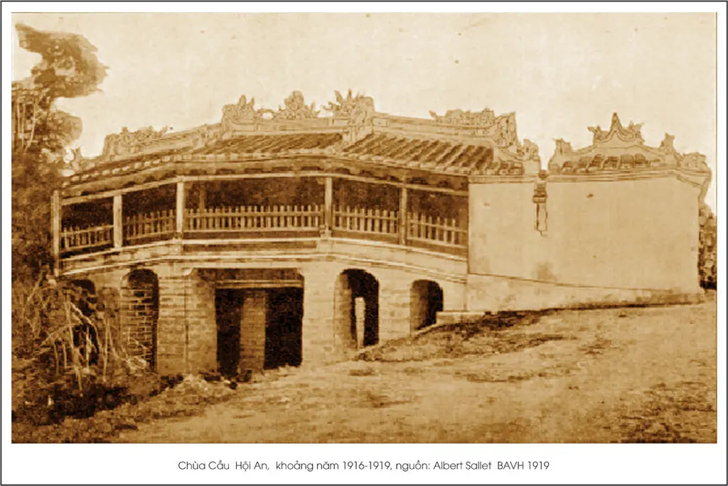 Chùa Cầu vào khoảng năm 1916 - 1919