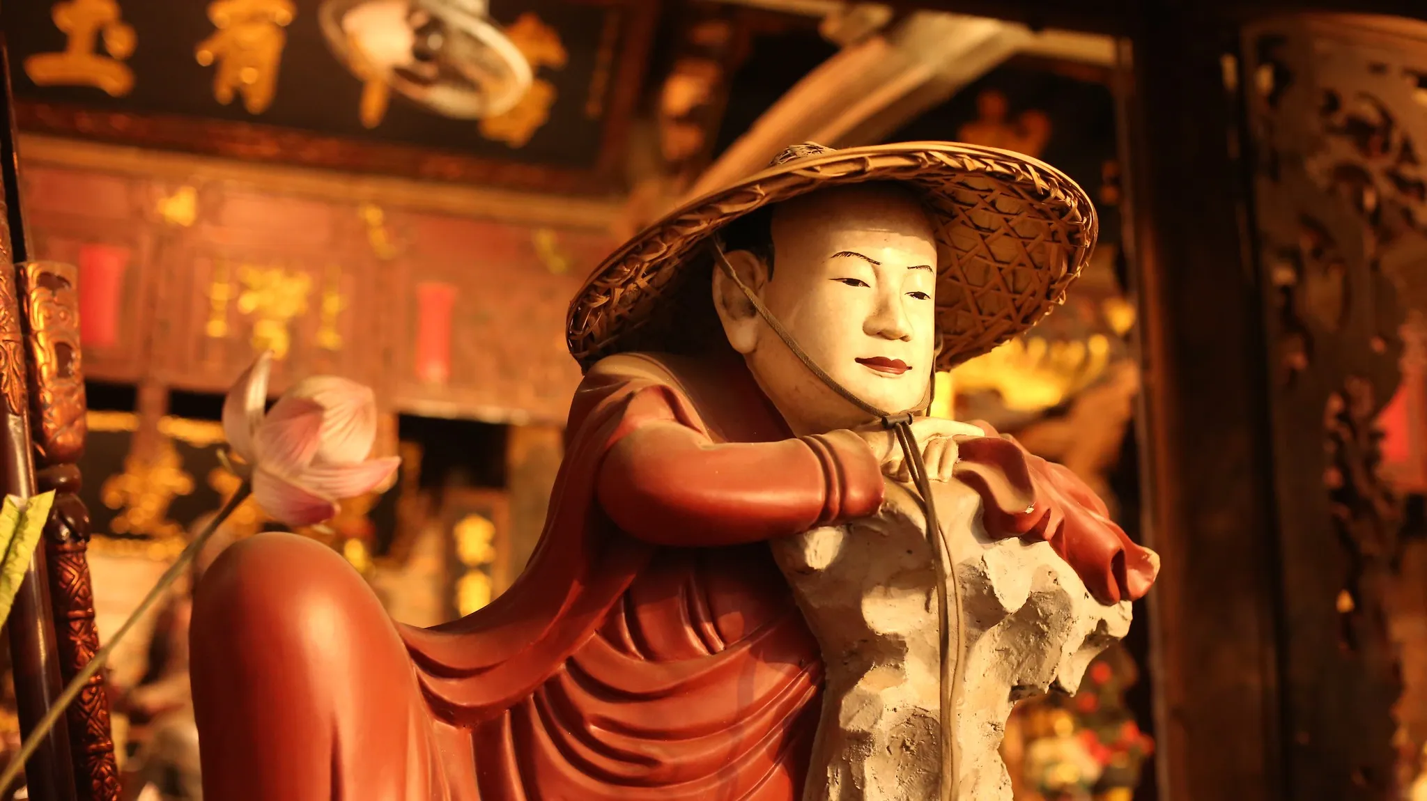Sản phẩm hoàn thiện trong nhà nghệ nhân Nguyễn Viết Lợi