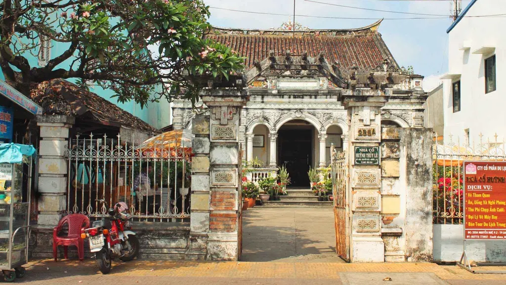 Không gian kiến trúc di tích Nhà Ông Huỳnh Cẩm Thuận
