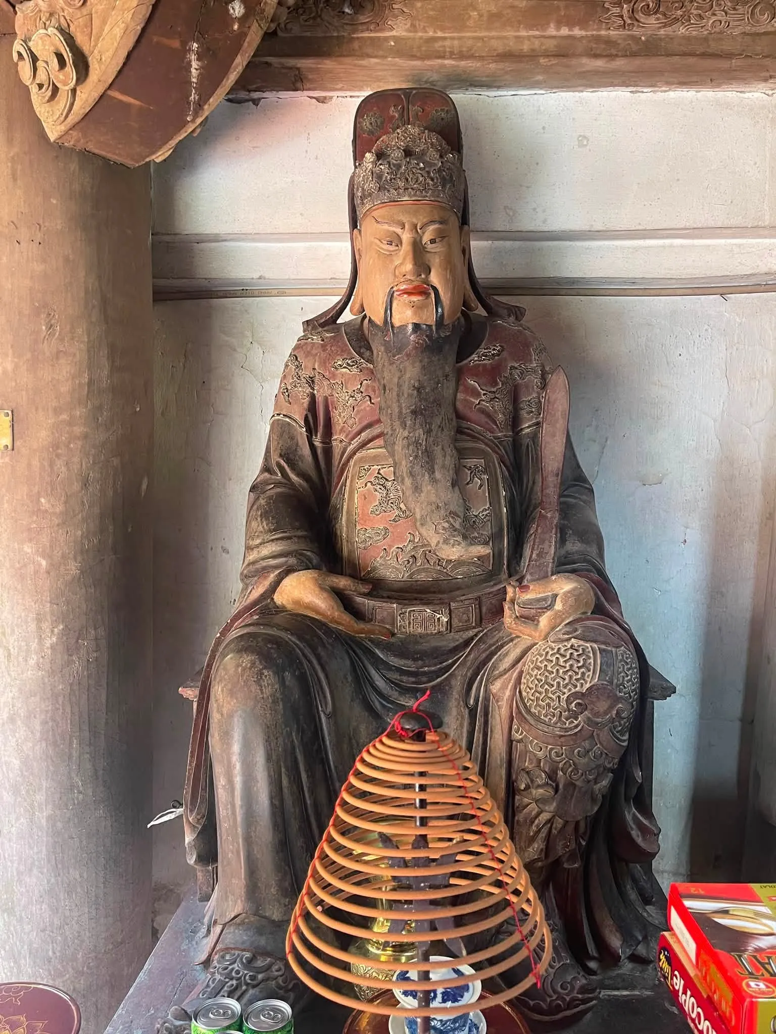 Tượng thờ Sơn Thần Chùa Tây Phương