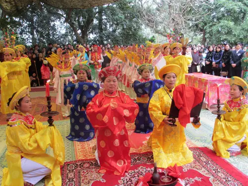 Phần Lễ tại Lễ hội đền Du Yến