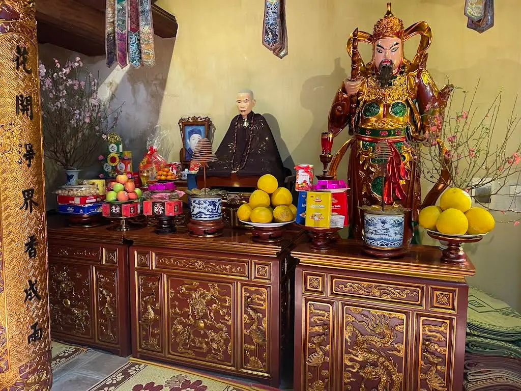 Cảnh quan bên trong di tích Chùa Vĩnh Trù
