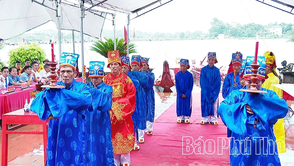 Hoạt động tế lễ tại Lễ hội đền Đào Xá