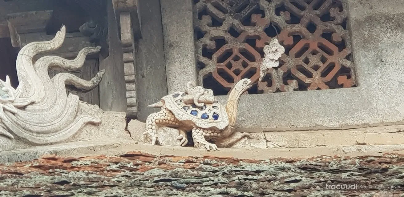 Cận cảnh kiến trúc Đình Văn La (Đình Hạ)