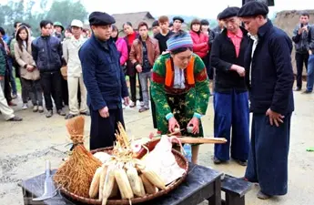 Nghi lễ tại Lễ ra đồng (Pặt Oong)