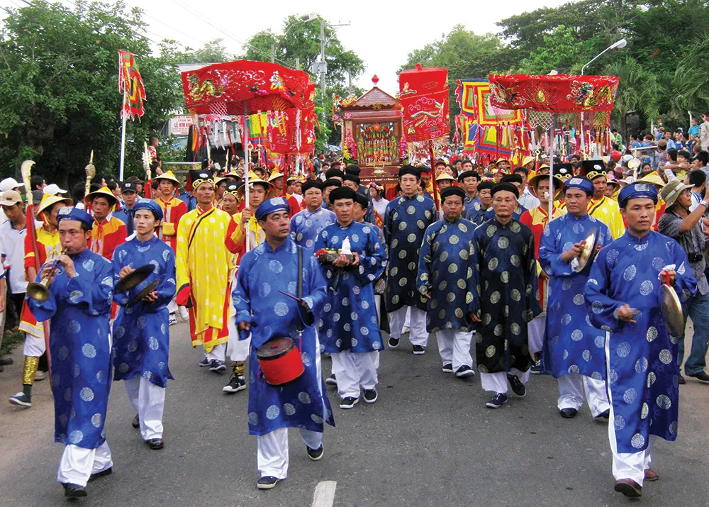 Lễ rước tại Lễ Cúng Miếu Bà Ngũ Hành