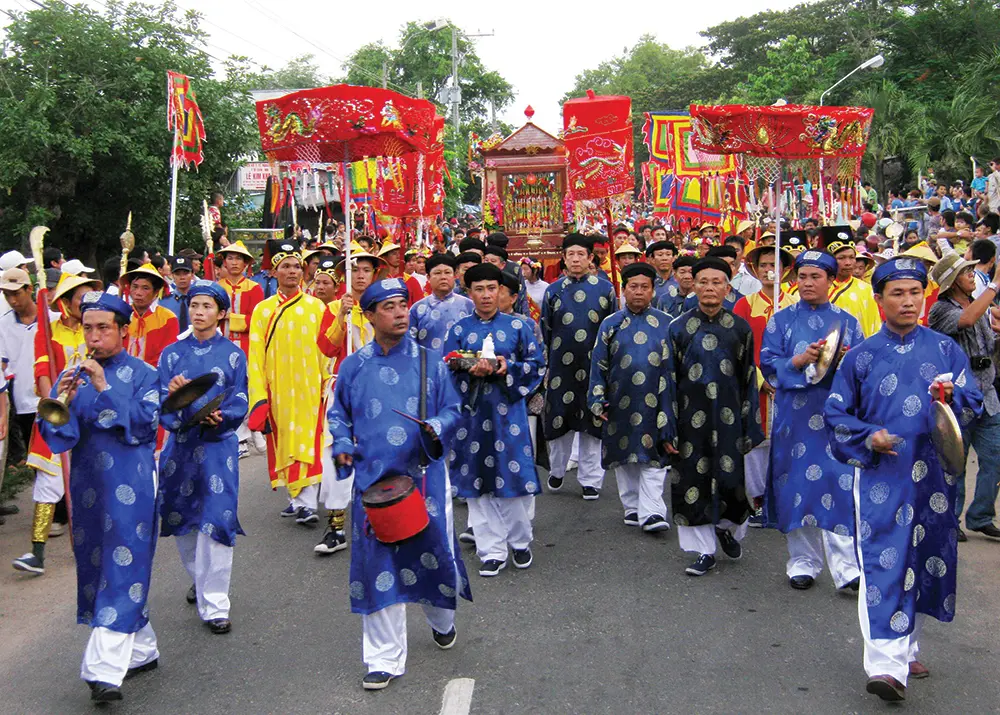 Lễ rước tại Lễ Cúng Miếu Bà Ngũ Hành