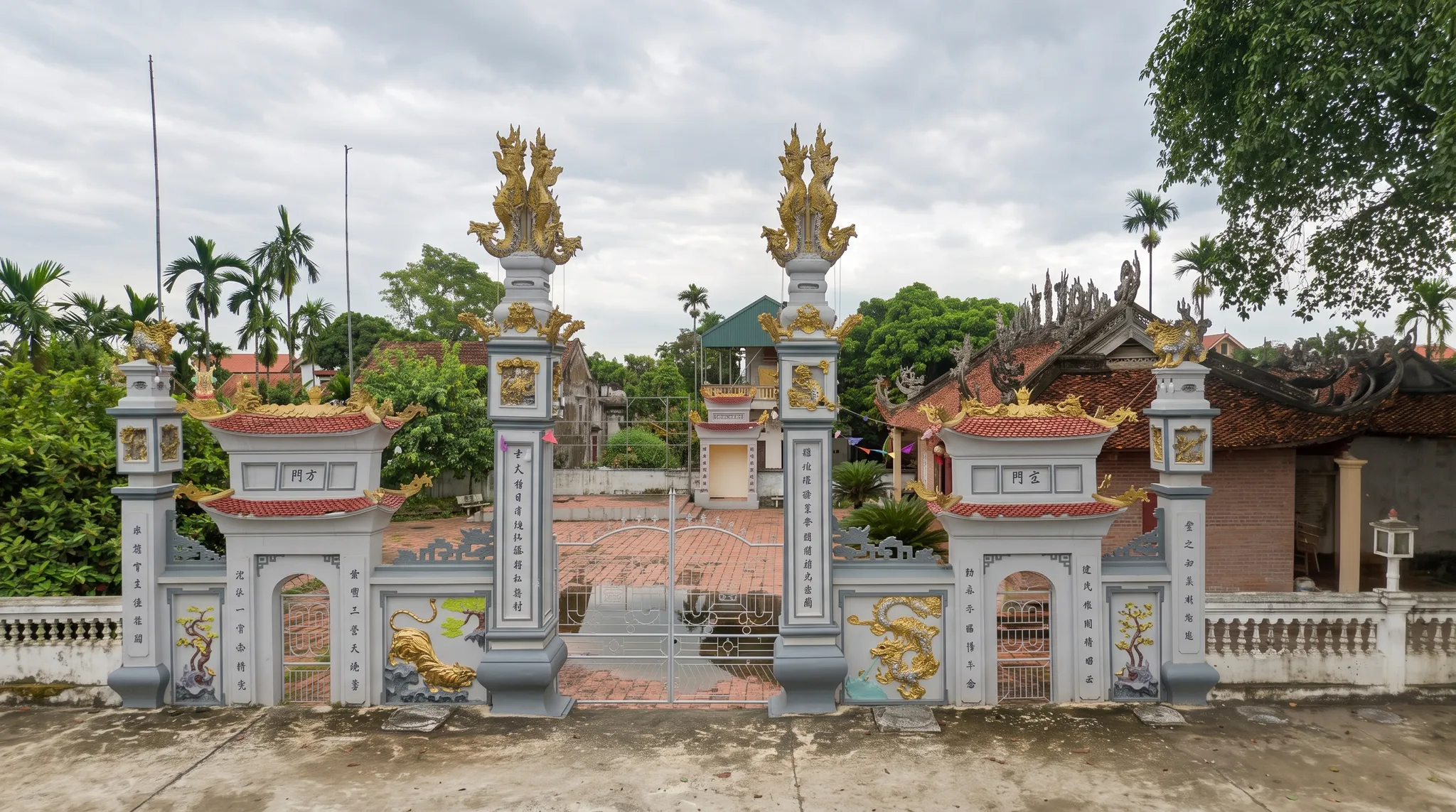 Không gian cảnh quan di tích Đình Đan Thê