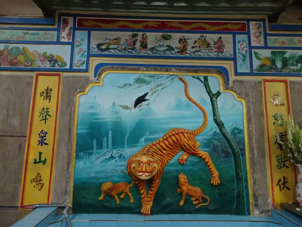 Cảnh quan bên trong di tích Thiên Hậu Cung