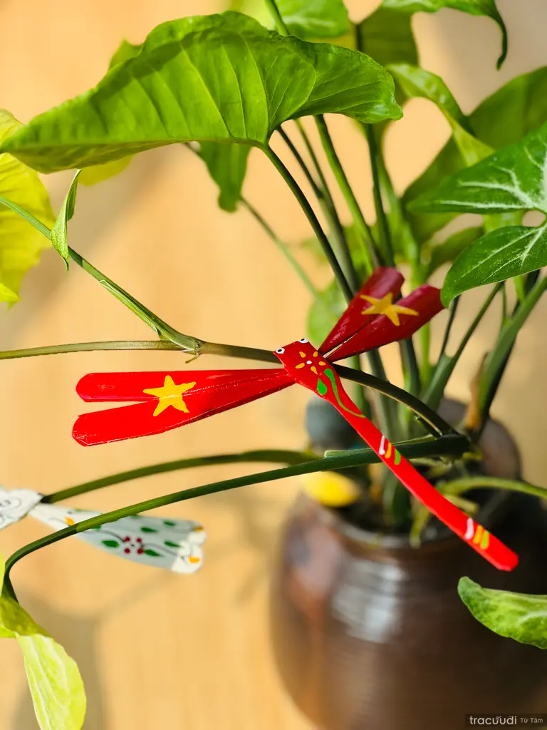 Sản phẩm chuồn tre của nghệ nhân Nguyễn Văn Tái
