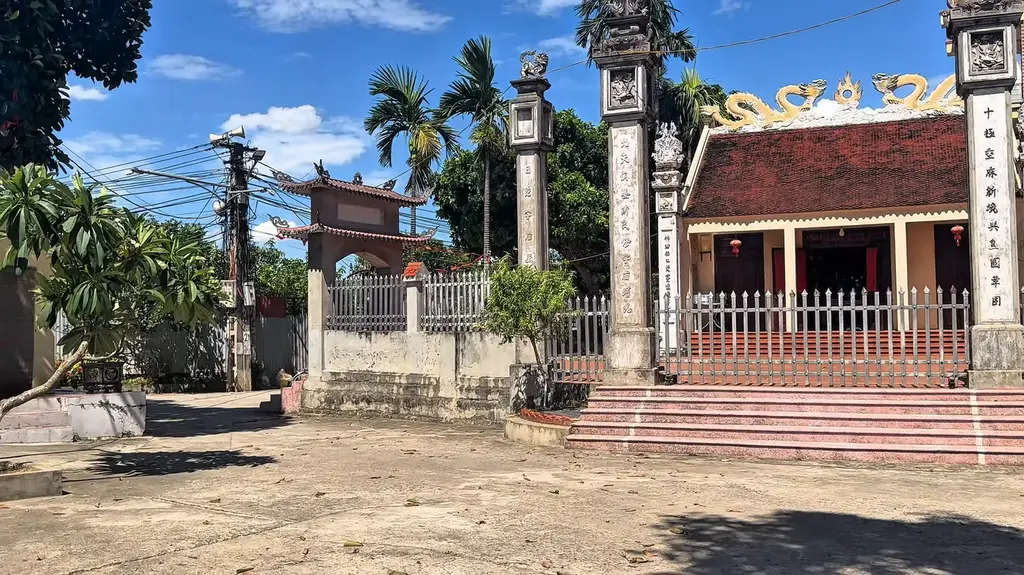 Không gian cảnh quan di tích Đền Thụy An