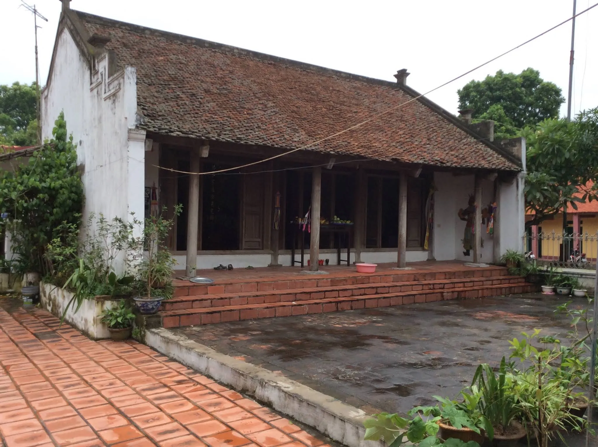 Cảnh quan di tích Chùa Yên Nhân