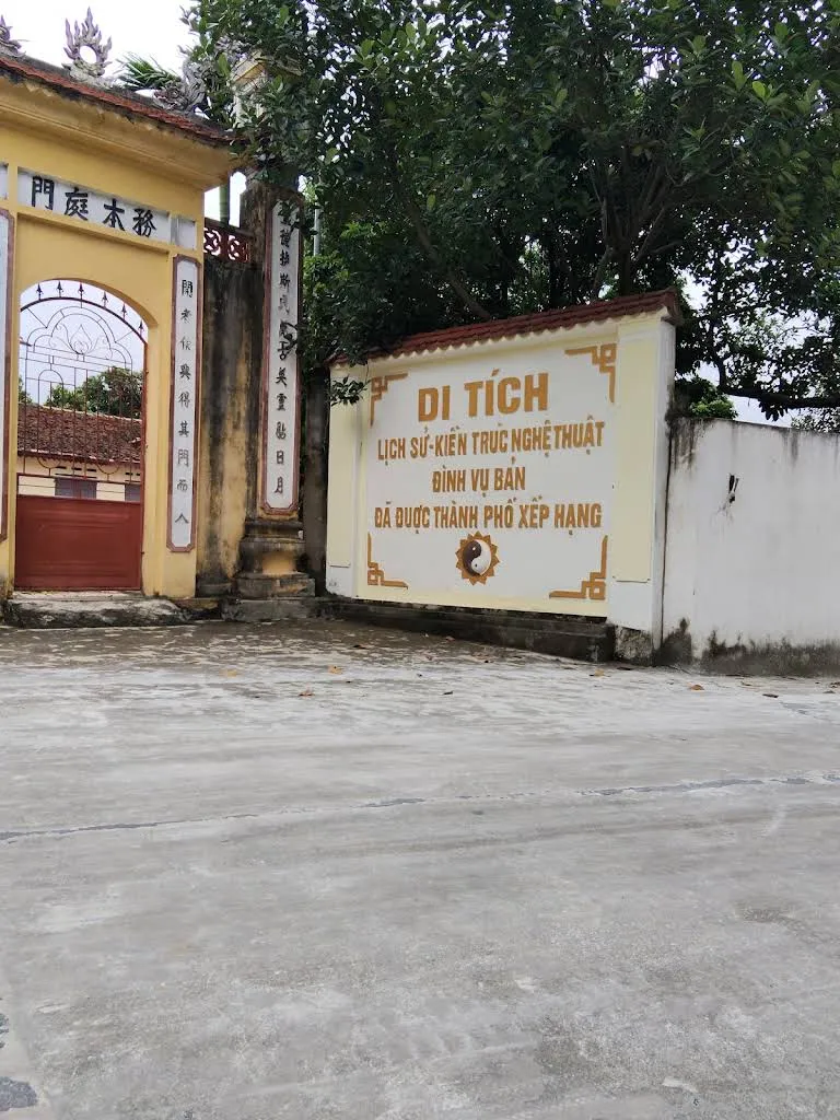 Không gian cảnh quan Đình Vụ Bản