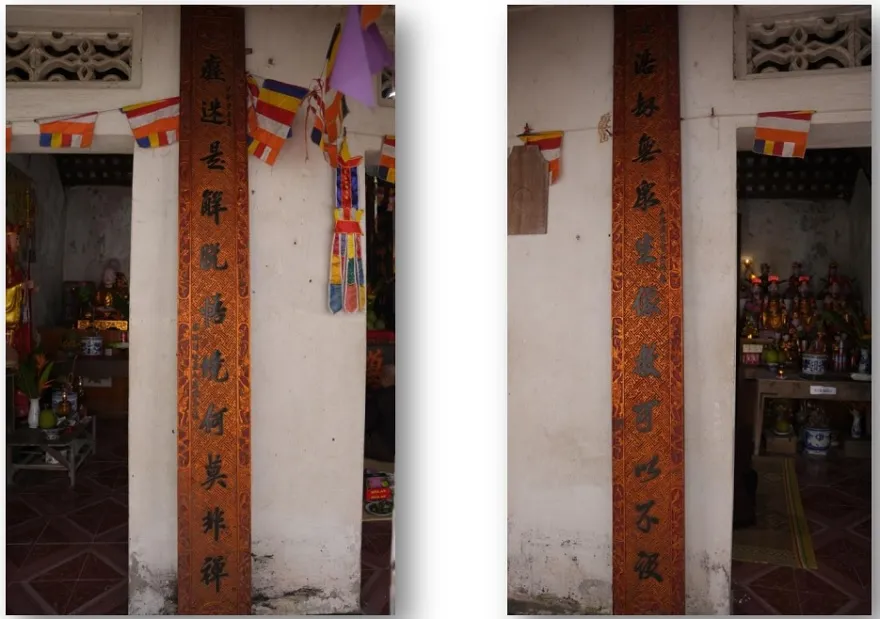 Đôi câu đối của cụ Bùi Kỷ soạn tại chùa Hồng Ân