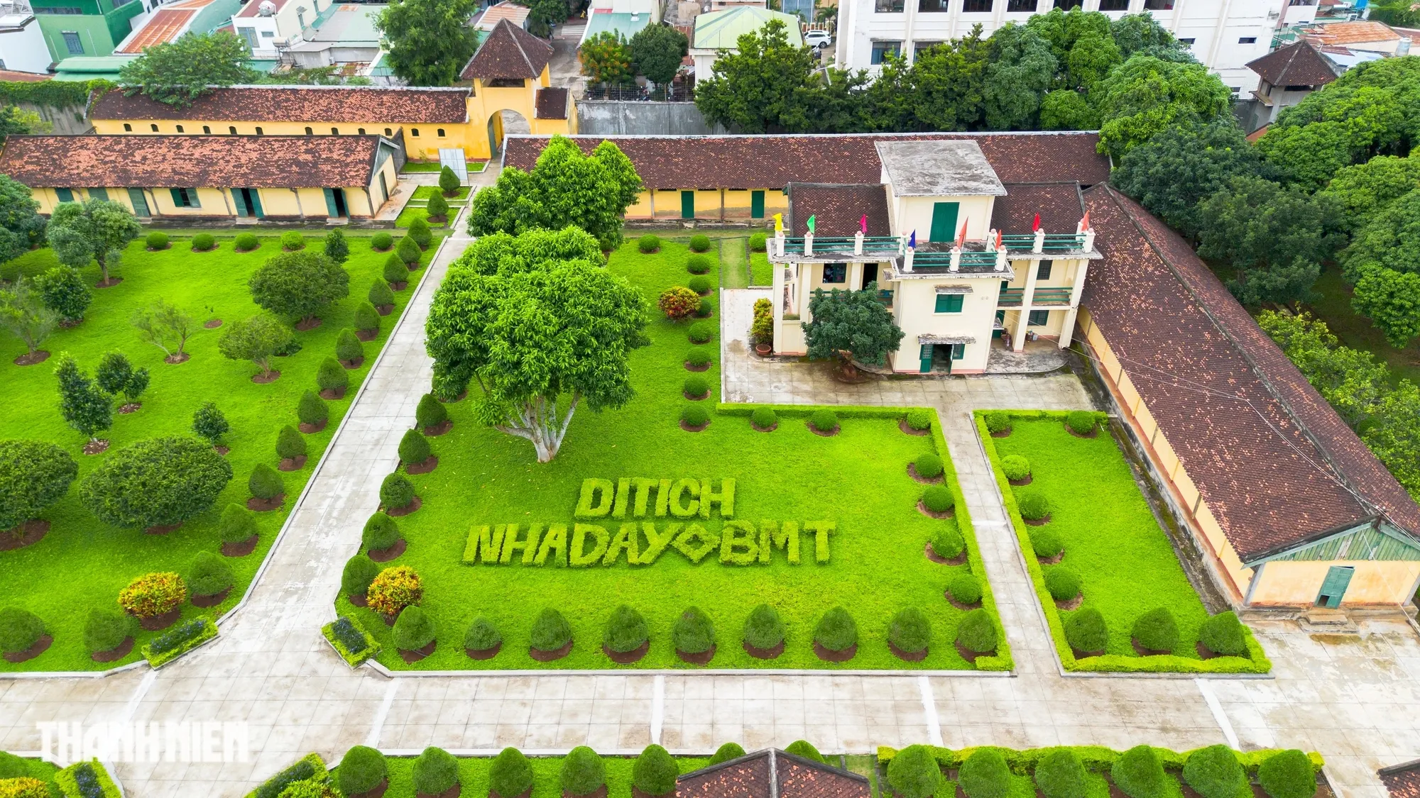 Nhà đày Buôn Ma Thuột chụp từ trên cao