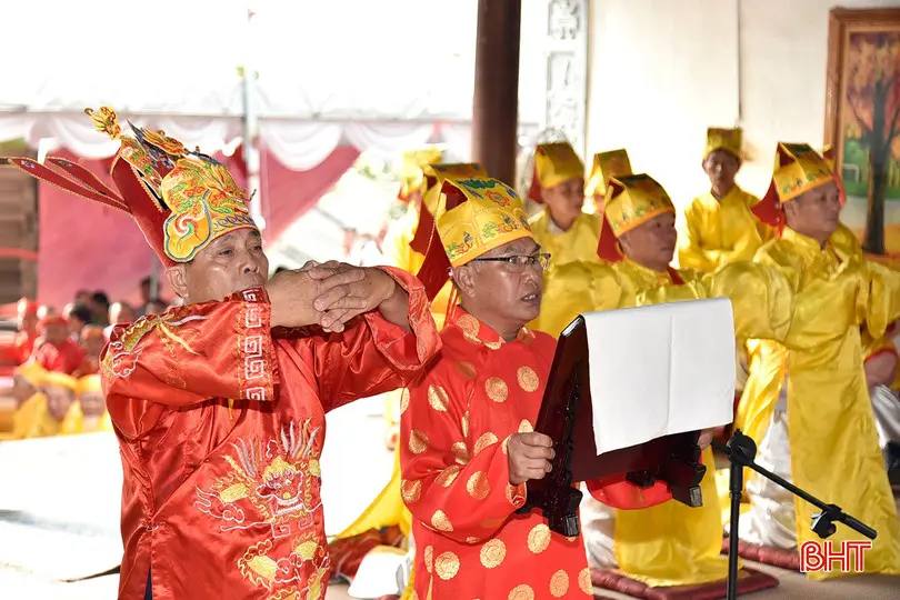 Lễ tế tại Lễ hội Đô Đài Bùi Cầm Hổ