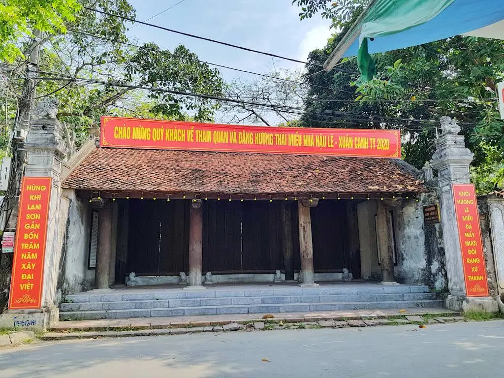 Cảnh quan di tích Miếu nhà Hậu Lê