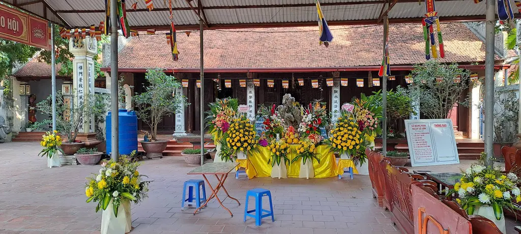 Không gian cảnh quan di tích Chùa Mỗ Lao (Trường Linh tự)