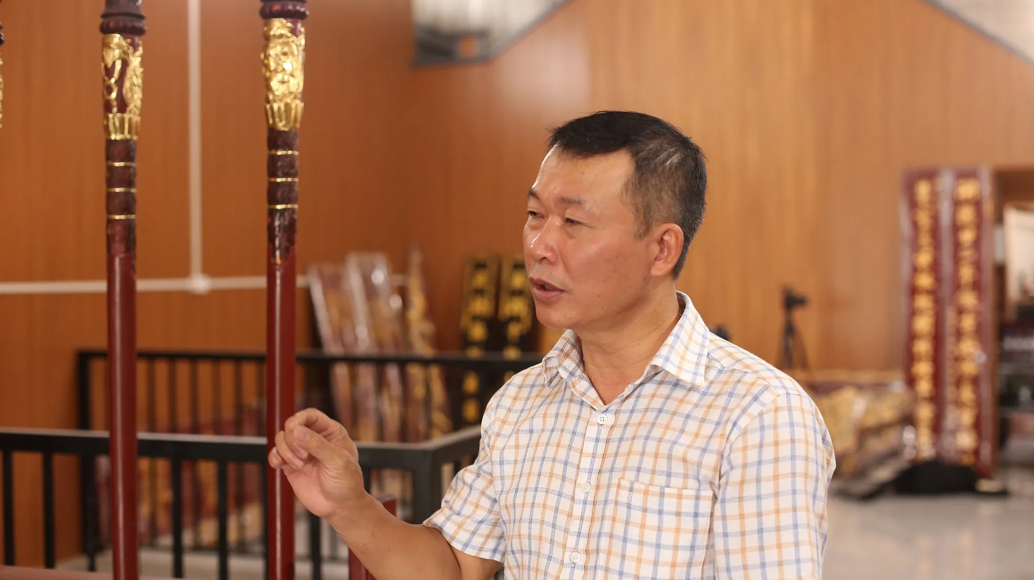 Nghệ nhân Nguyễn Viết Dũng chia sẻ chuyện nghề