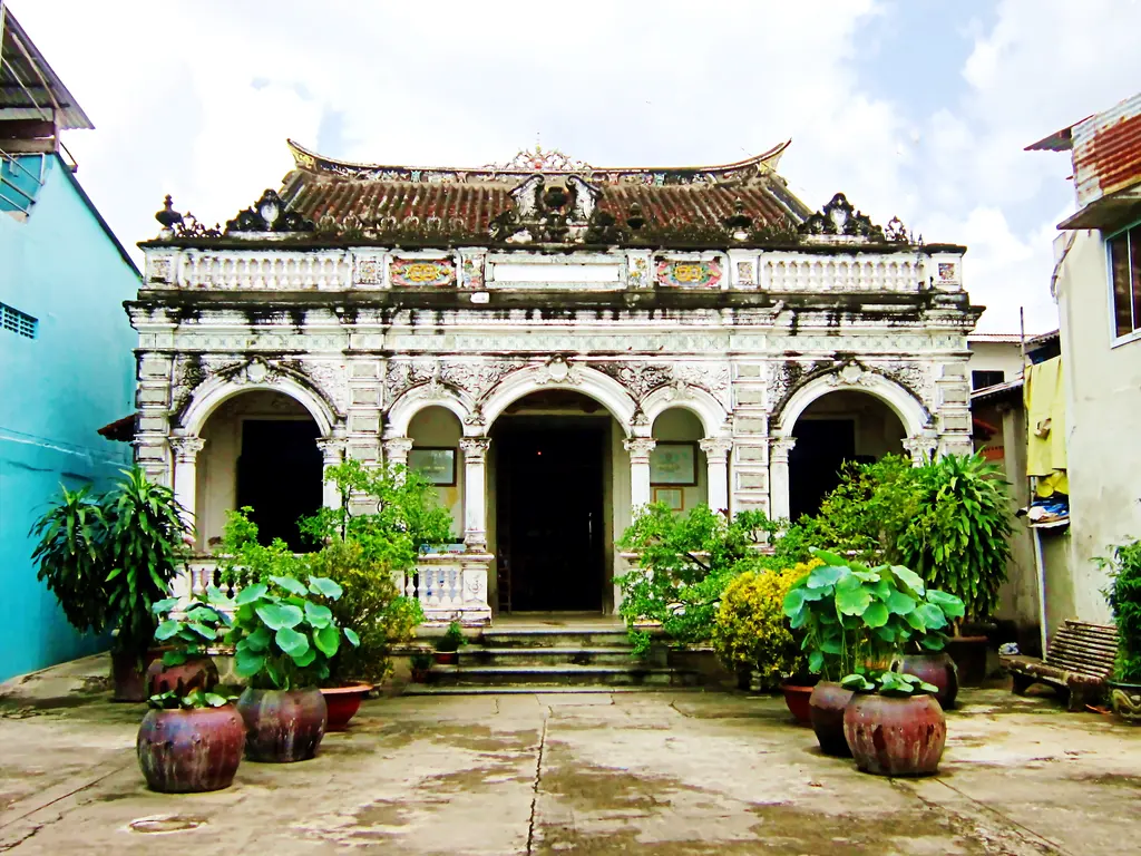Không gian kiến trúc di tích Nhà Ông Huỳnh Cẩm Thuận