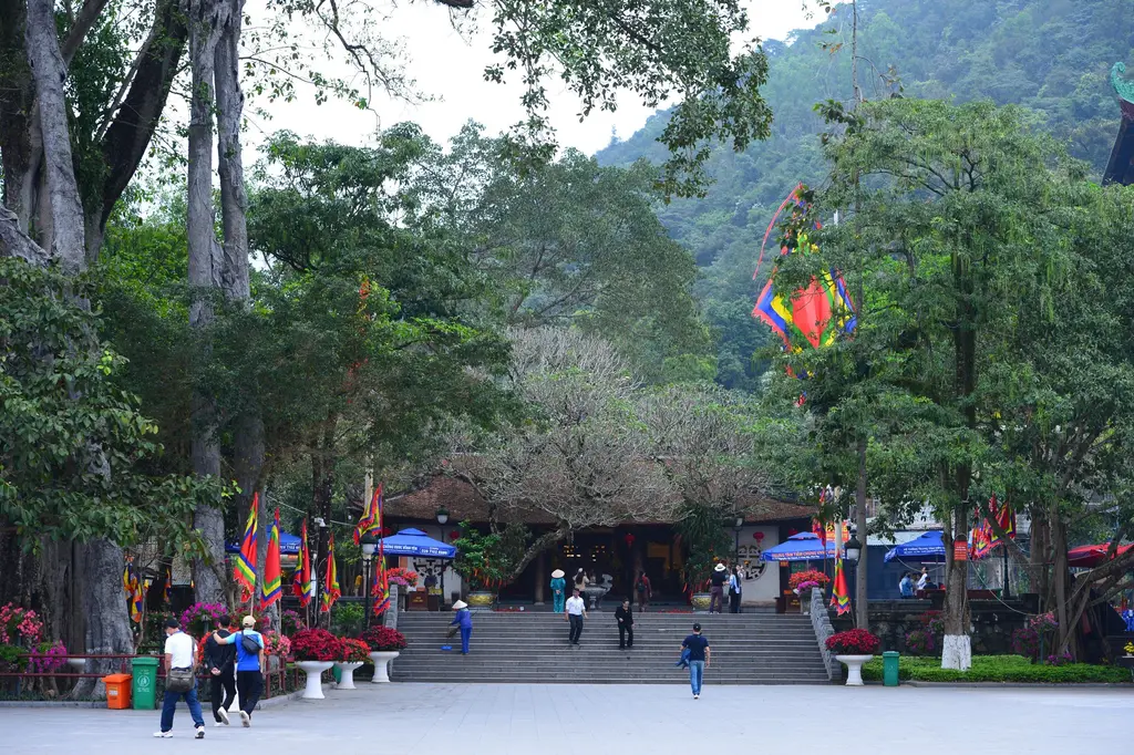 Không gian cảnh quan tại Khu danh thắng Tây Thiên - Tam Đảo