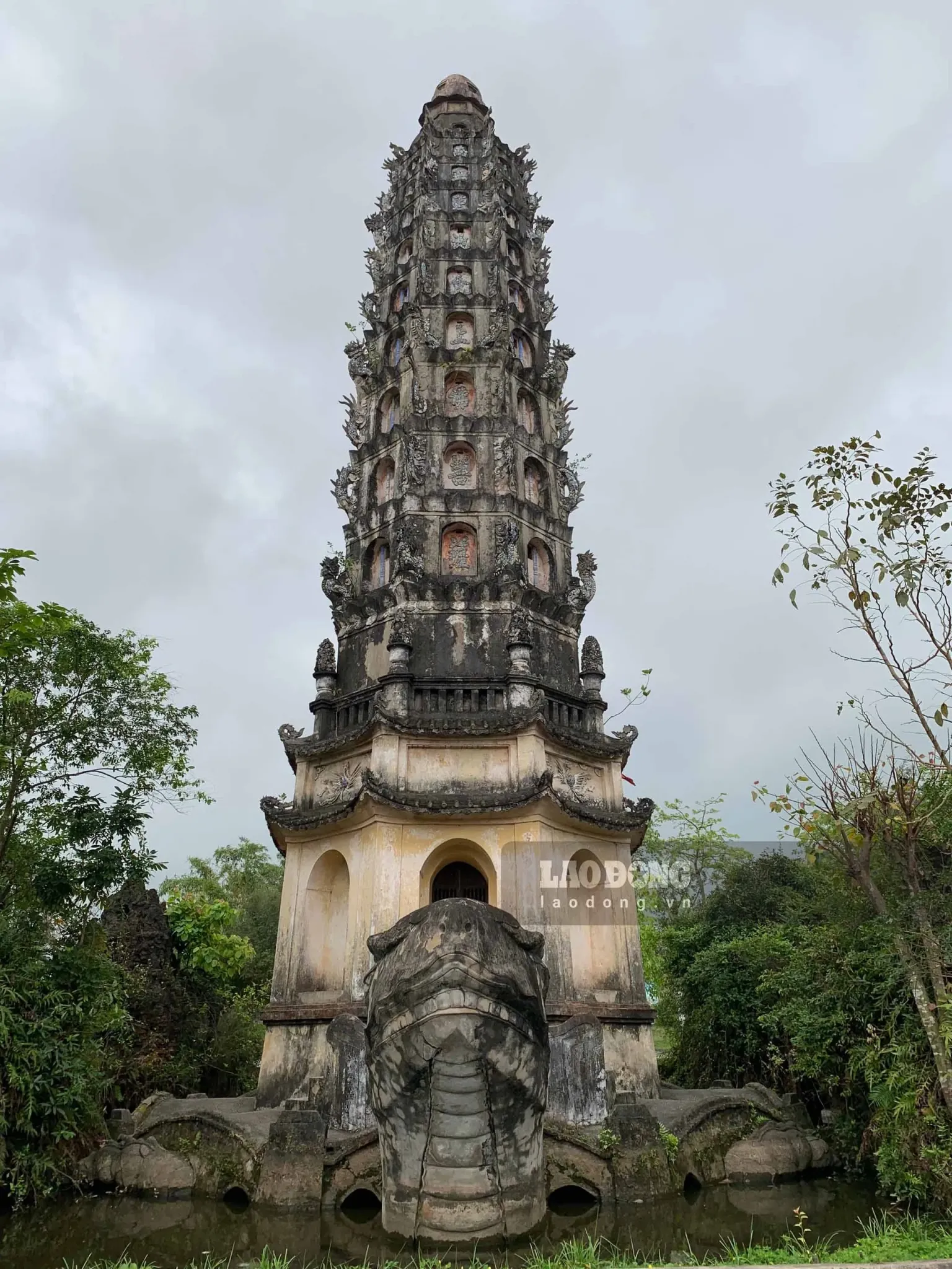 Tháp Cửu Phẩm Liên Hoa chùa Cổ Lễ