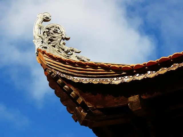 Kiến trúc mái Đình Trà Cổ