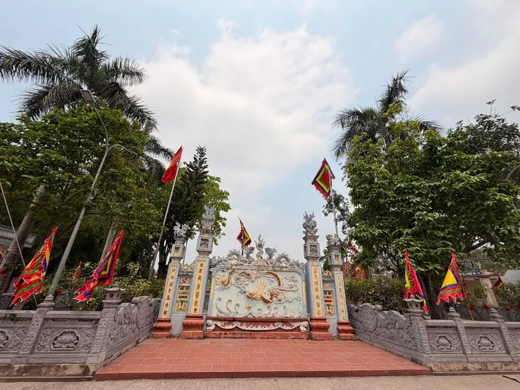 Không gian cảnh quan di tích Đình Mục Xá