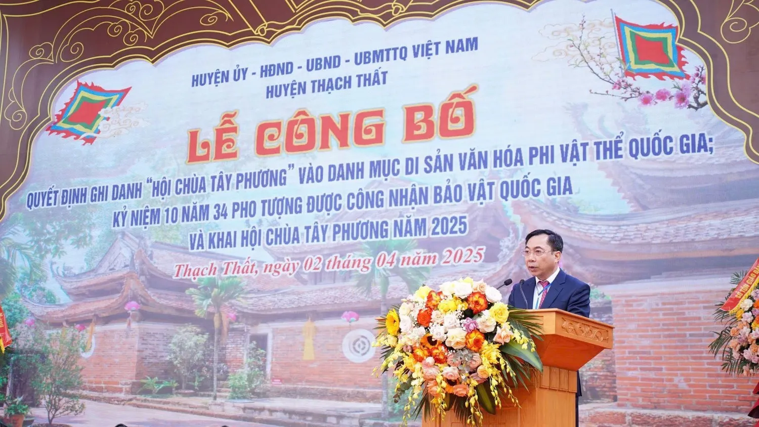 Lễ công bố Hội chùa Tây Phương vào danh mục Di sản văn hóa phi vật thể Quốc gia