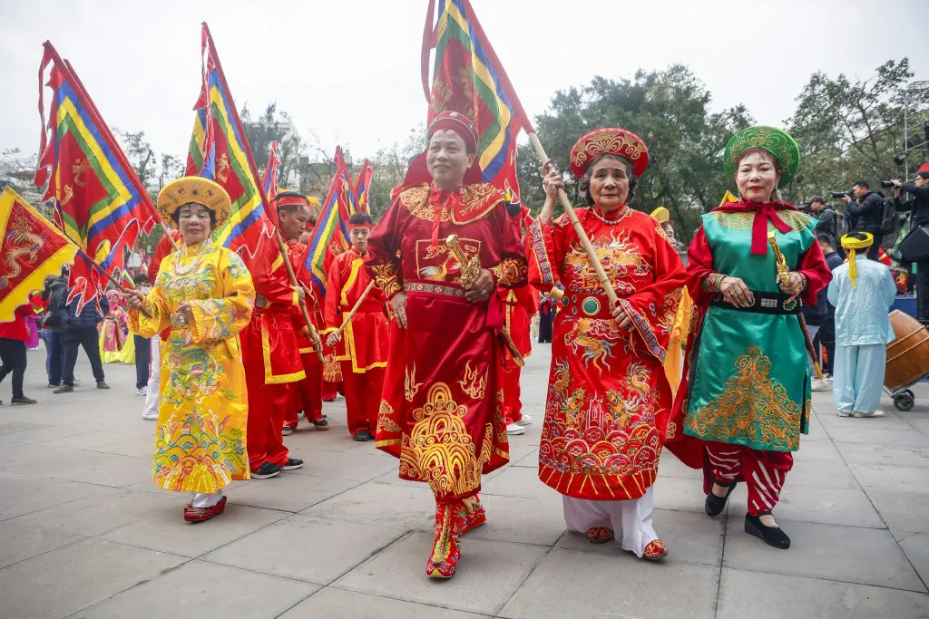 Đội nghi lễ Hội gò Đống Đa