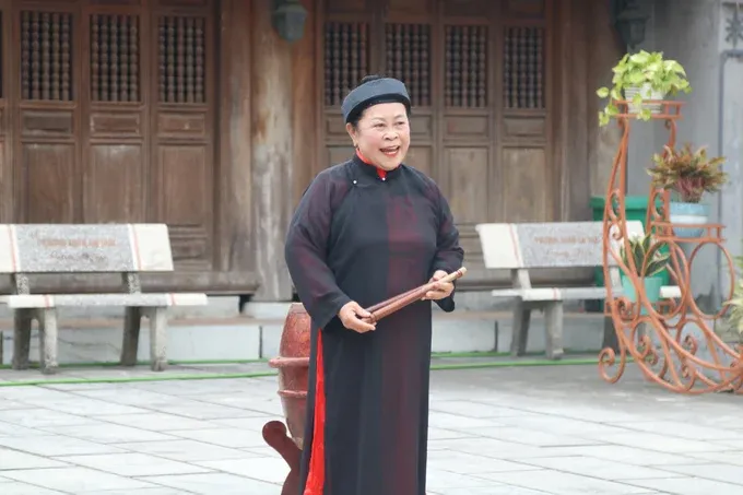 Nghệ nhân Nhân dân Nguyễn Thị Lịch tâm huyết với di sản Hát Xoan