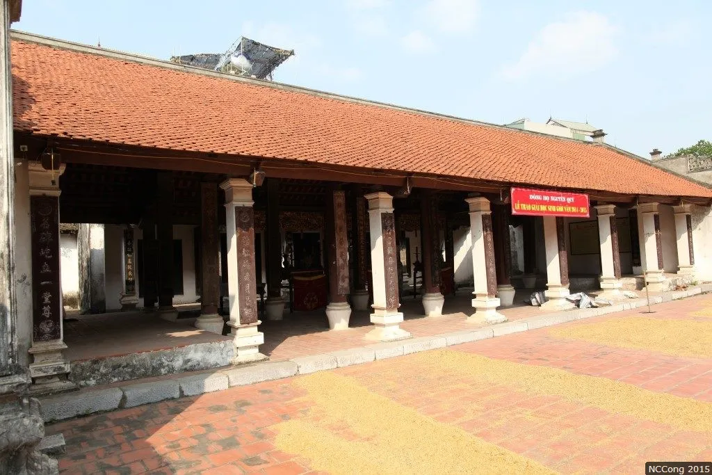 Không gian cảnh quan di tích Nhà thờ họ Nguyễn Quý