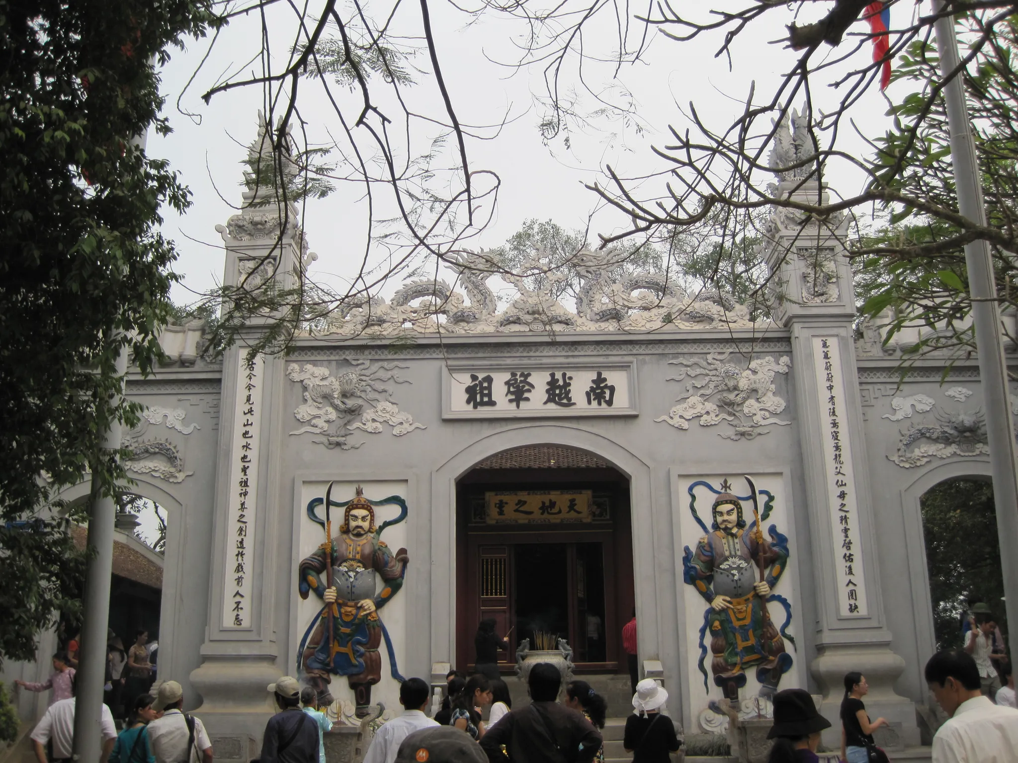Không gian cảnh quan đền Thượng khu Di tích đền Hùng