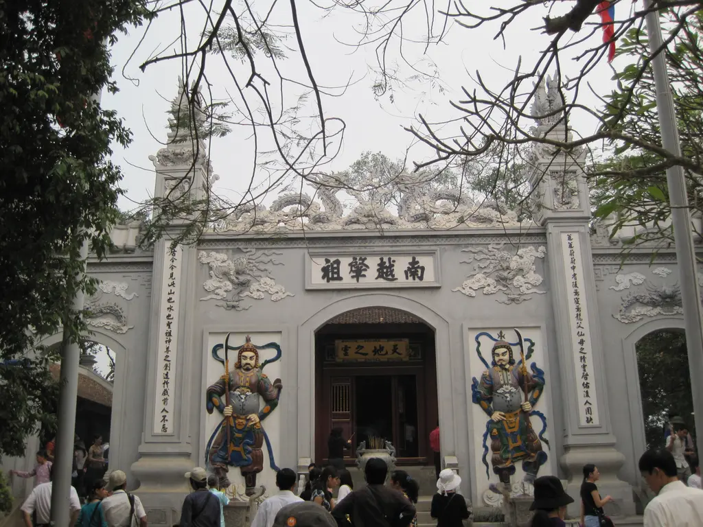 Không gian cảnh quan đền Thượng khu Di tích đền Hùng