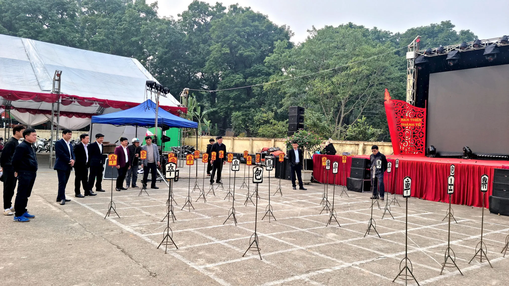 Trò chơi cờ tướng tại Lễ hội đền Và