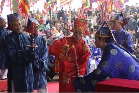 Lễ tế tại Hội đình Miêng Hạ