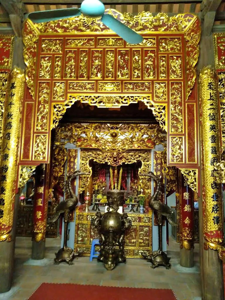 Kiên trúc bên trong di tích Đình, Chùa Khương Trung