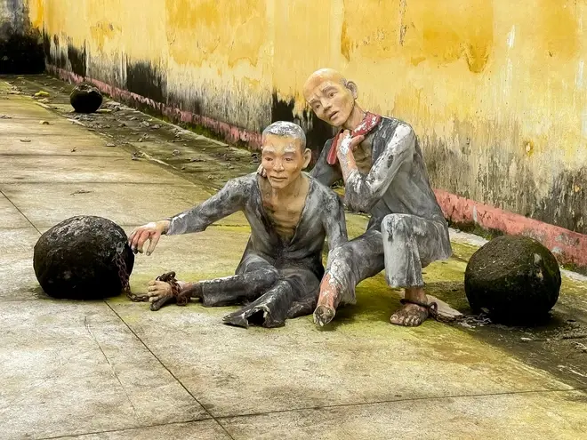 Khu vực xà lim trong khuôn viên nhà đày Buôn Ma Thuột