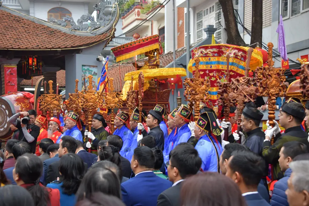 Kiệu Thánh tại Hội đình Phú Đô