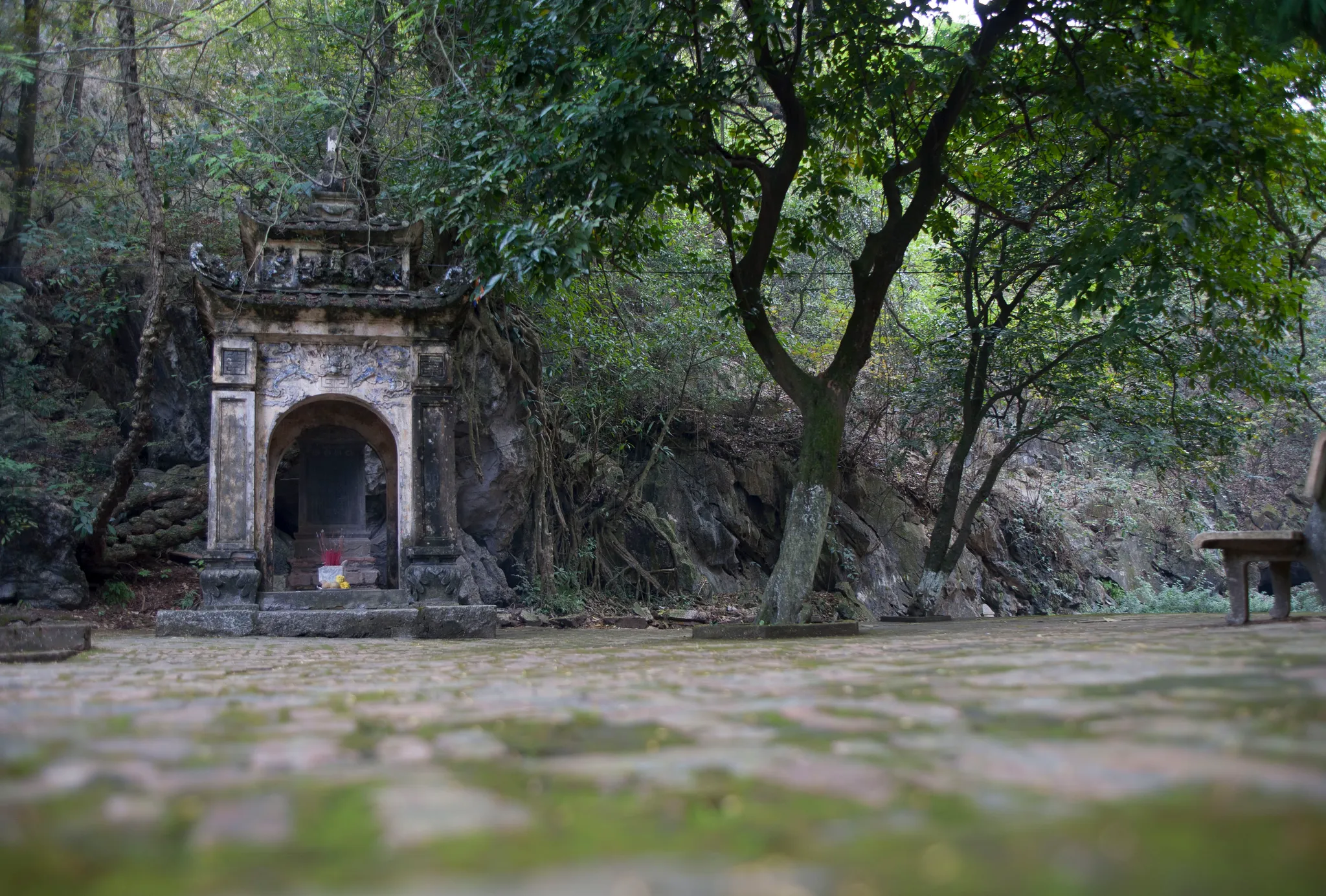 Không gian cảnh quan di tích Chùa Trầm