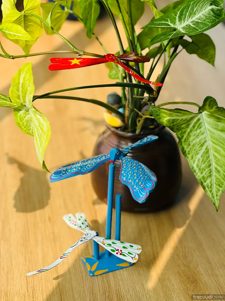 Sản phẩm chuồn tre của nghệ nhân Nguyễn Văn Tái